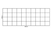 Rete a gabbioni 1000x400 mm, maglia 100x100 mm