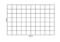 Rete gabbionata 1000x700 mm, maglia 100x100 mm