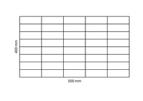 Rete gabbionata 500x400 mm, maglia 100x50 mm