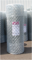 Rete zincata 150 cm, rotolo da 25 m