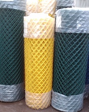 Rete in plastica da 2,7 mm, maglia 50x50 mm - colorata (bianco, grigio, antracite, nero, blu, giallo) - altezza fino a 2 m