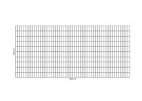 Rete gabbionata 3000x1000 mm, maglia 50x100 mm