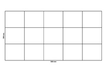 Rete gabbionata 500x300 mm, maglia 100x100 mm