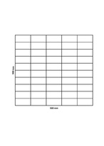 Rete gabbionata 500x500 mm, maglia 100x50 mm