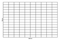 Rete gabbionata 1000x700 mm, maglia 100x50 mm