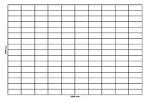 Rete a gabbioni 1000x800 mm, maglia 100x50 mm