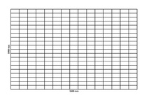 Rete gabbionata 1500x1000 mm, maglia 100x50 mm