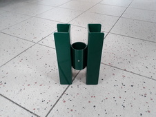 Supporto per pannelli 3D da soffitto - bifacciale FeZnK - 60x40 - verde