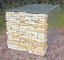 Gabbioni 1000x1000x1000 mm, maglia 100x100 mm