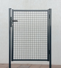 Cancello da giardino 940x1560 antracite - sinistra