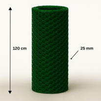 Rete poplast esagonale 25/1.0/1200/25m