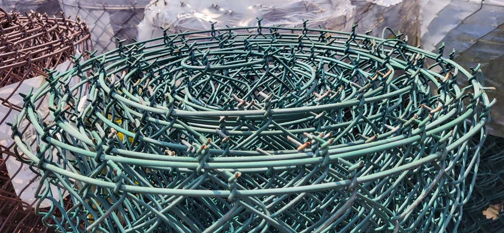 Rete di plastica 160 cm, 2,7 mm - verde