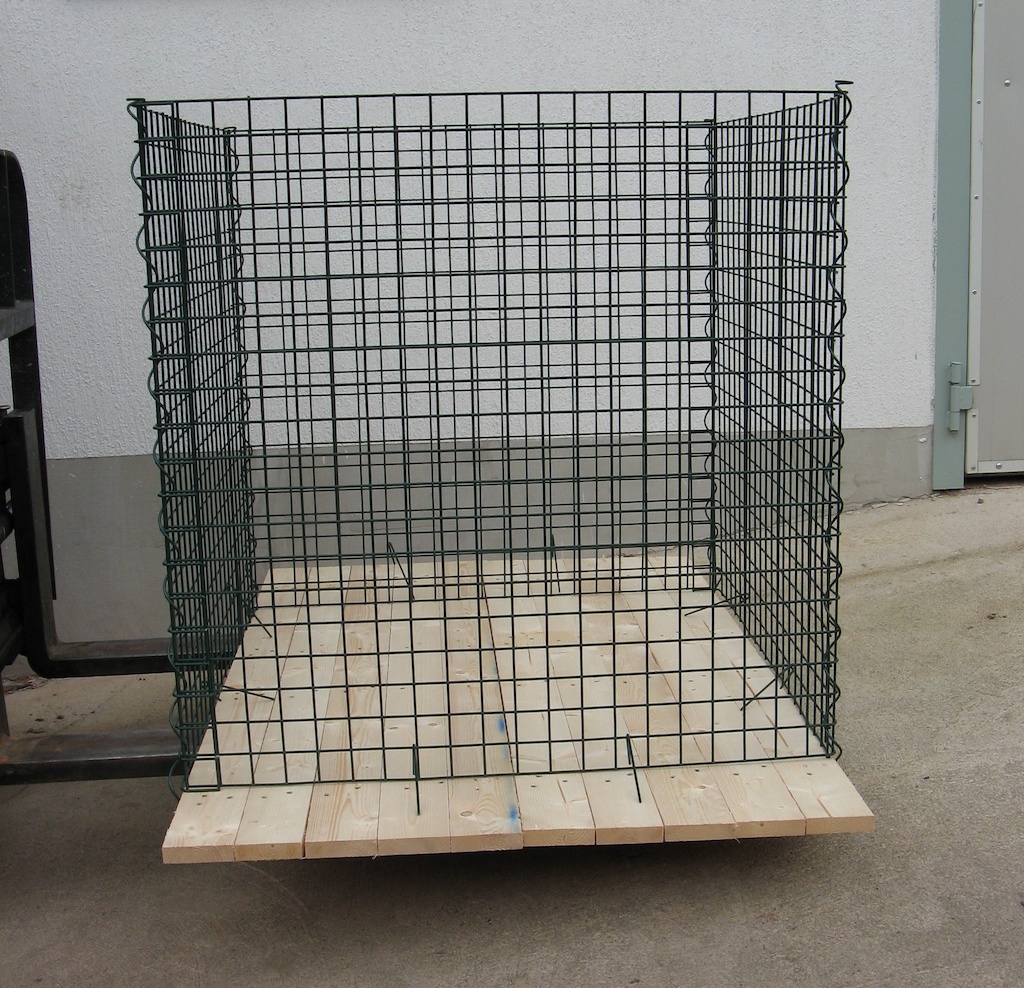 Compostiera verde 1x1x1m
