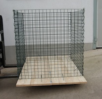 Compostiera verde 1x1x1m