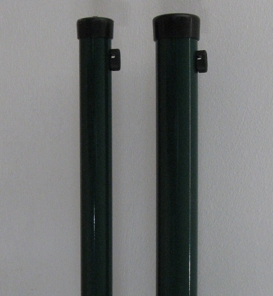 Colonna rivestita in plastica verde 38/1500 