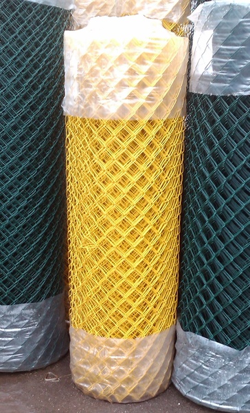 Rete in plastica 125 cm, 2,7 mm - colorata (bianco, grigio, antracite, nero, blu, giallo) 