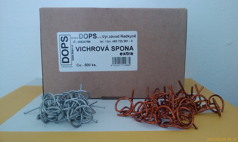 Clip per vento zincate FeZn