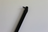 Montante nero plastificato 38/2000
