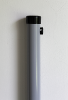 Colonna rivestita in plastica grigio 48/1500